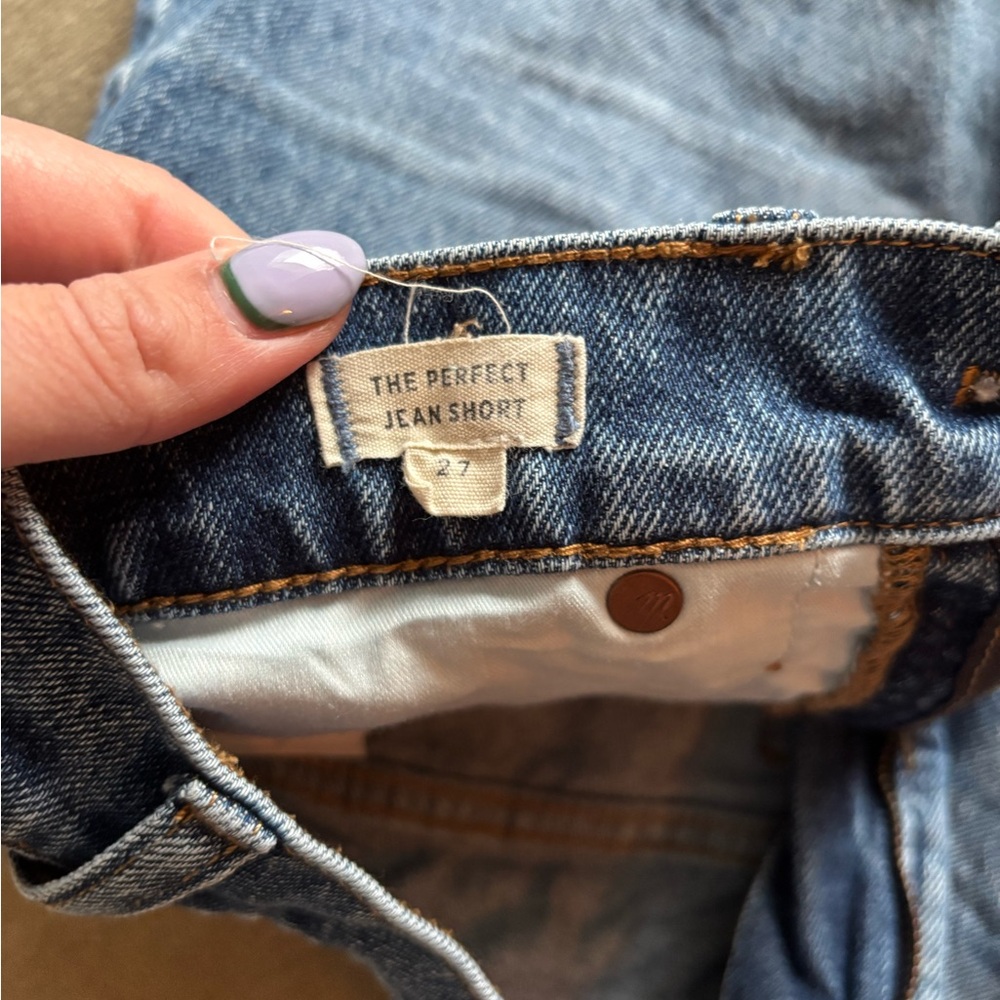 Madewell Blue Jean Shorts